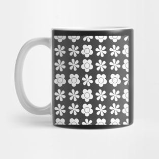 Black And White Floral Patterns Mug